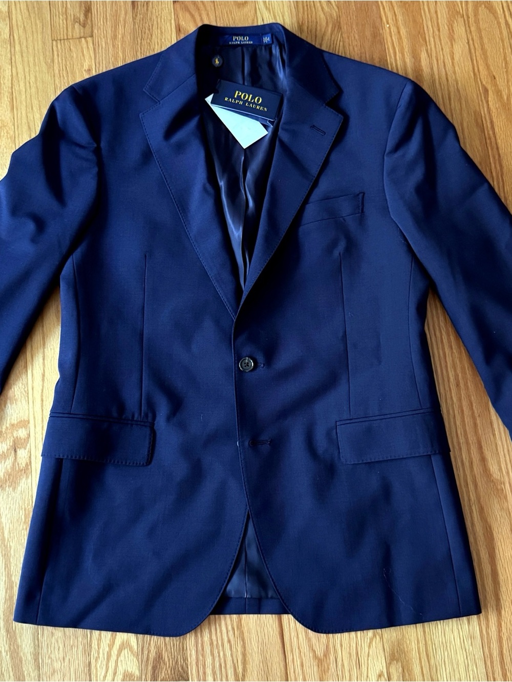 Polo Ralph Lauren Modern Stretch Wool Blazer Navy NWT Medium